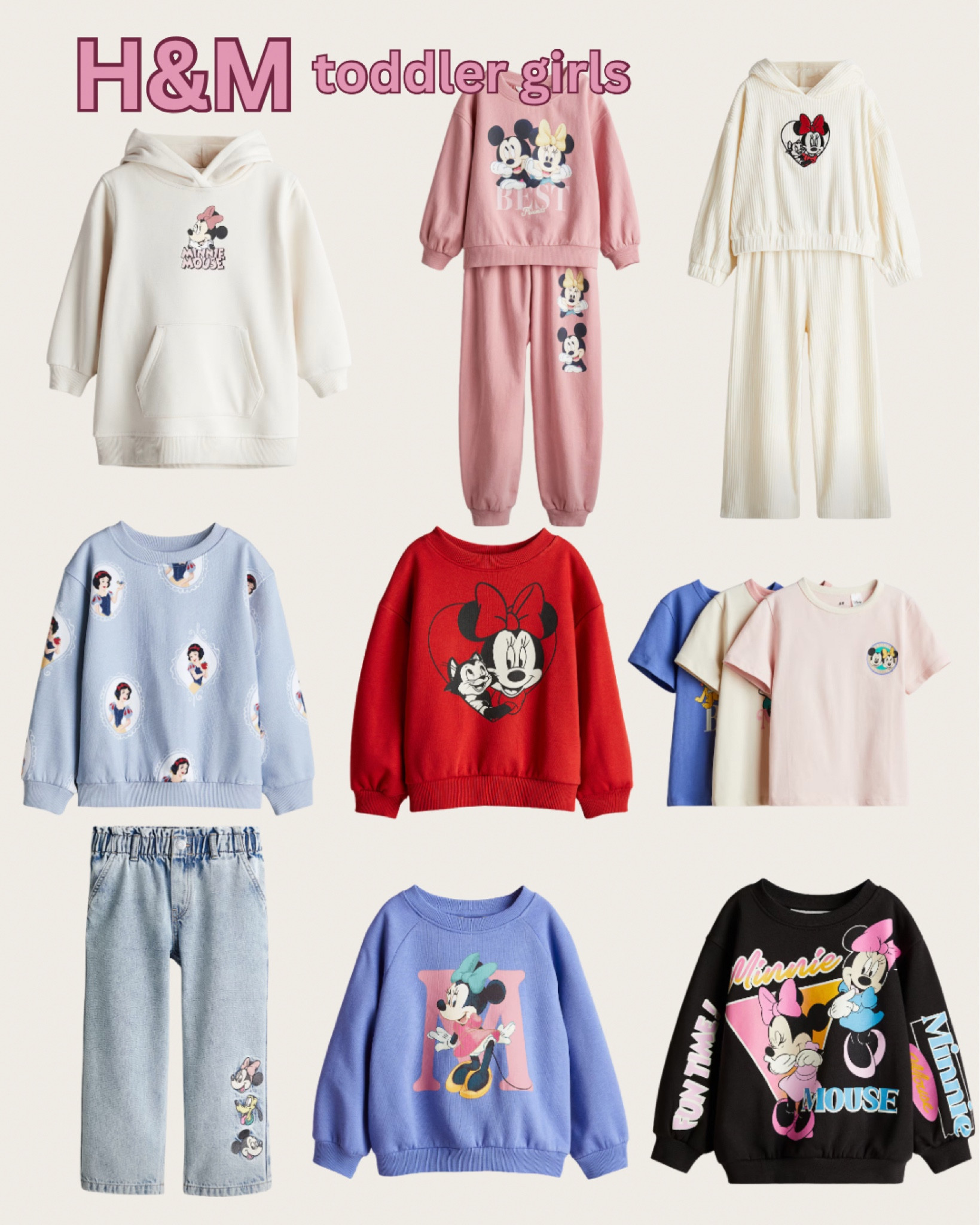 Disney H&M for toddler girls 💕✨