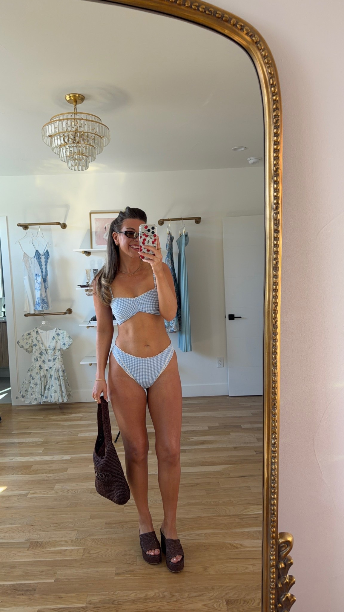 Spring and summer resortwear and swimwear looks blue bikini swimsuit

Electric picks code: emerson20

Wearing my usual small top medium bottom

Resortwear
Swimwear
Destination
Vacation
Pool
Beach day

#LTKSwim #LTKSeasonal #LTKTravel