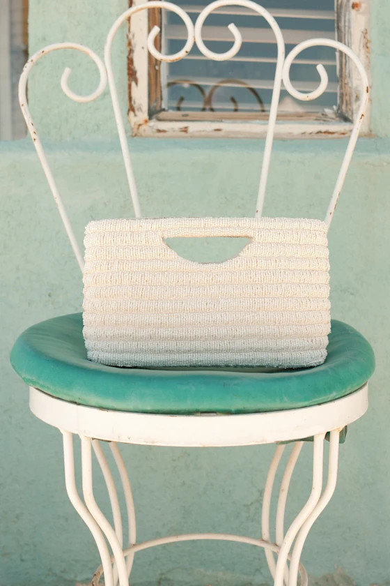Silfra Teal Ivory Beaded Crossbody Clutch | Lulus