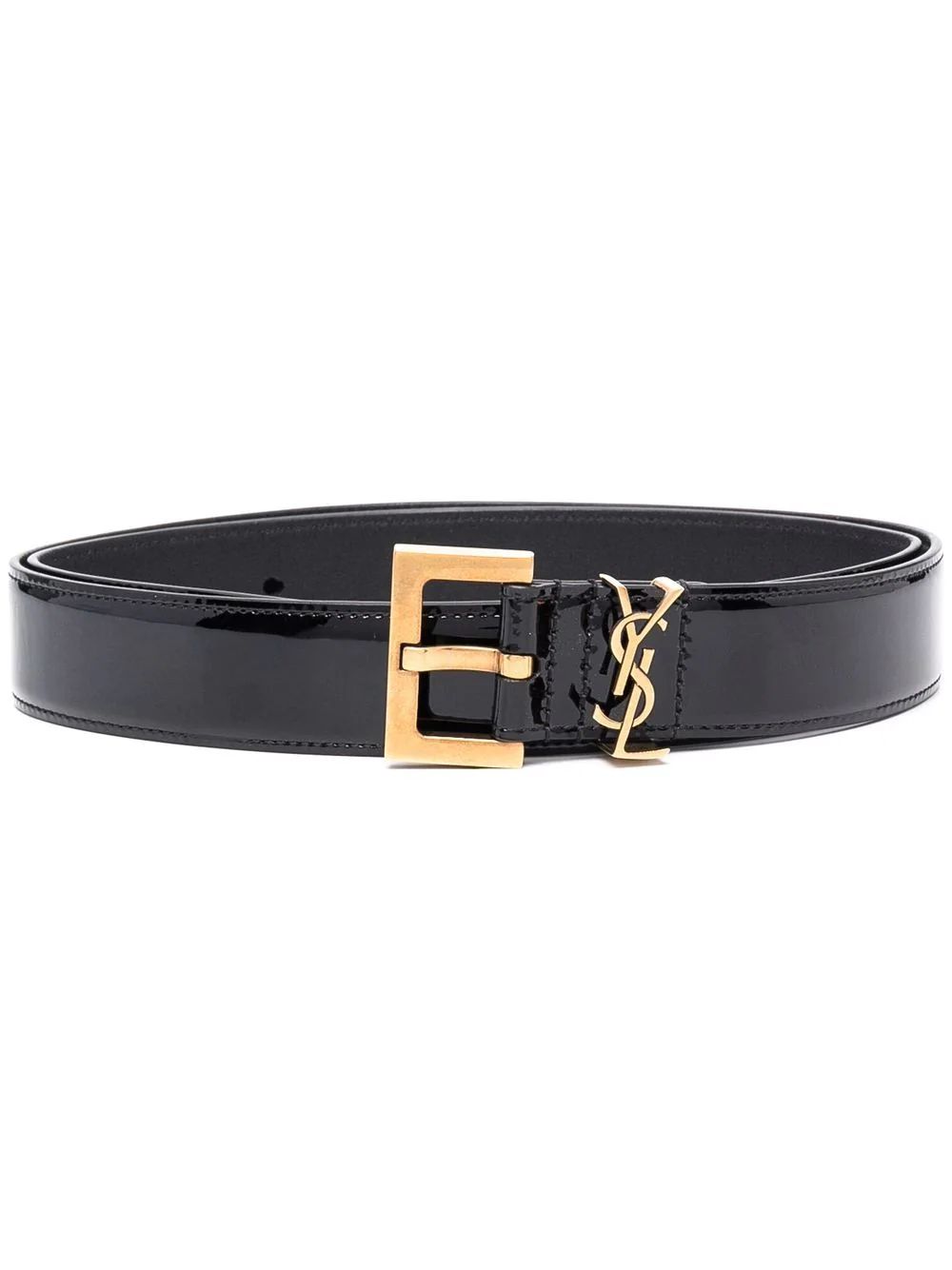 monogram plaque belt | Farfetch Global