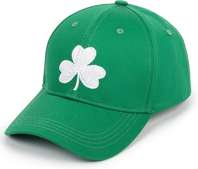Shamrock-Green Baseball-Cap for Men-Women - St Patrick's Outdoor Sun Hat Breathable Sports Golf P... | Amazon (US)
