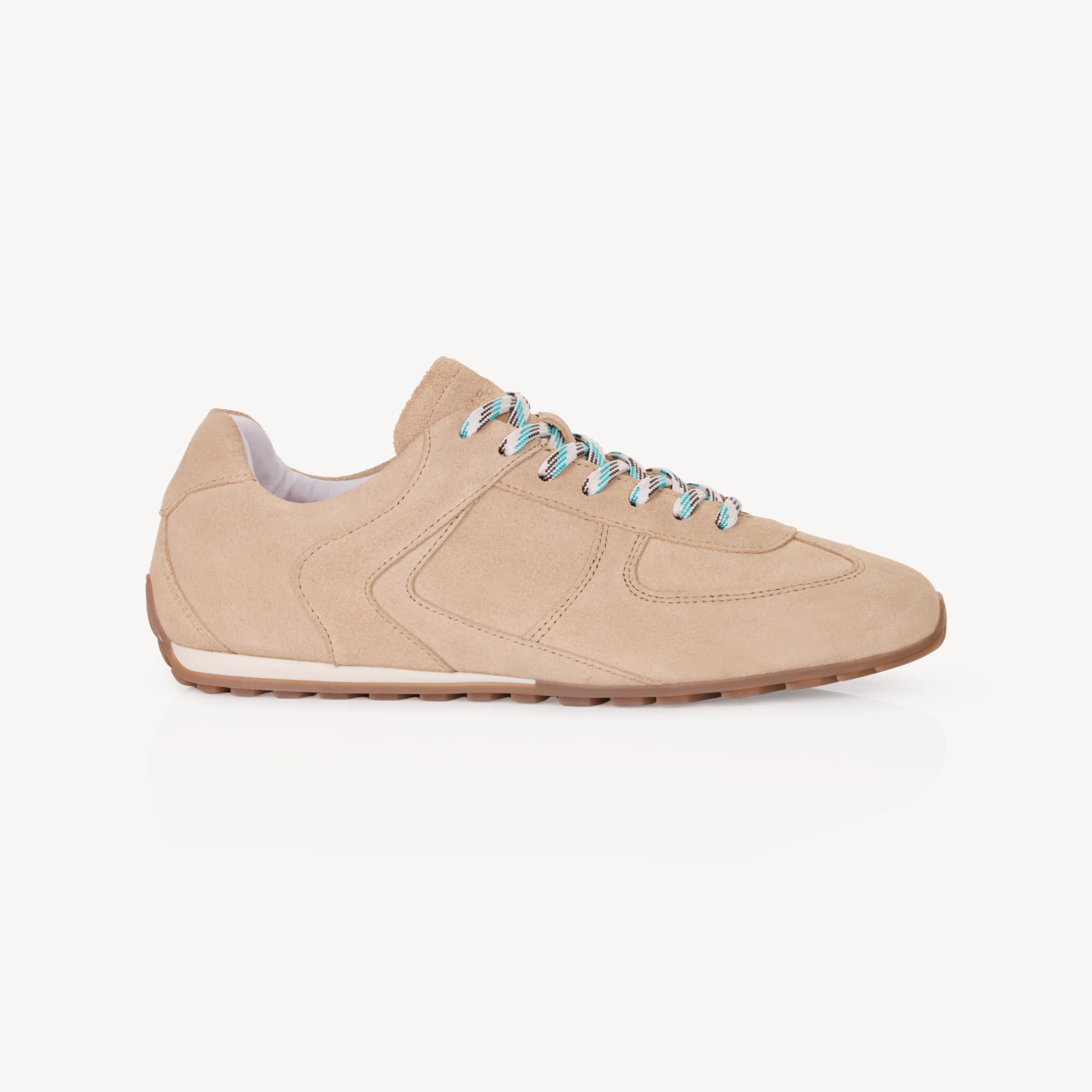 Charli: Sand Suede Trainers | Air & Grace