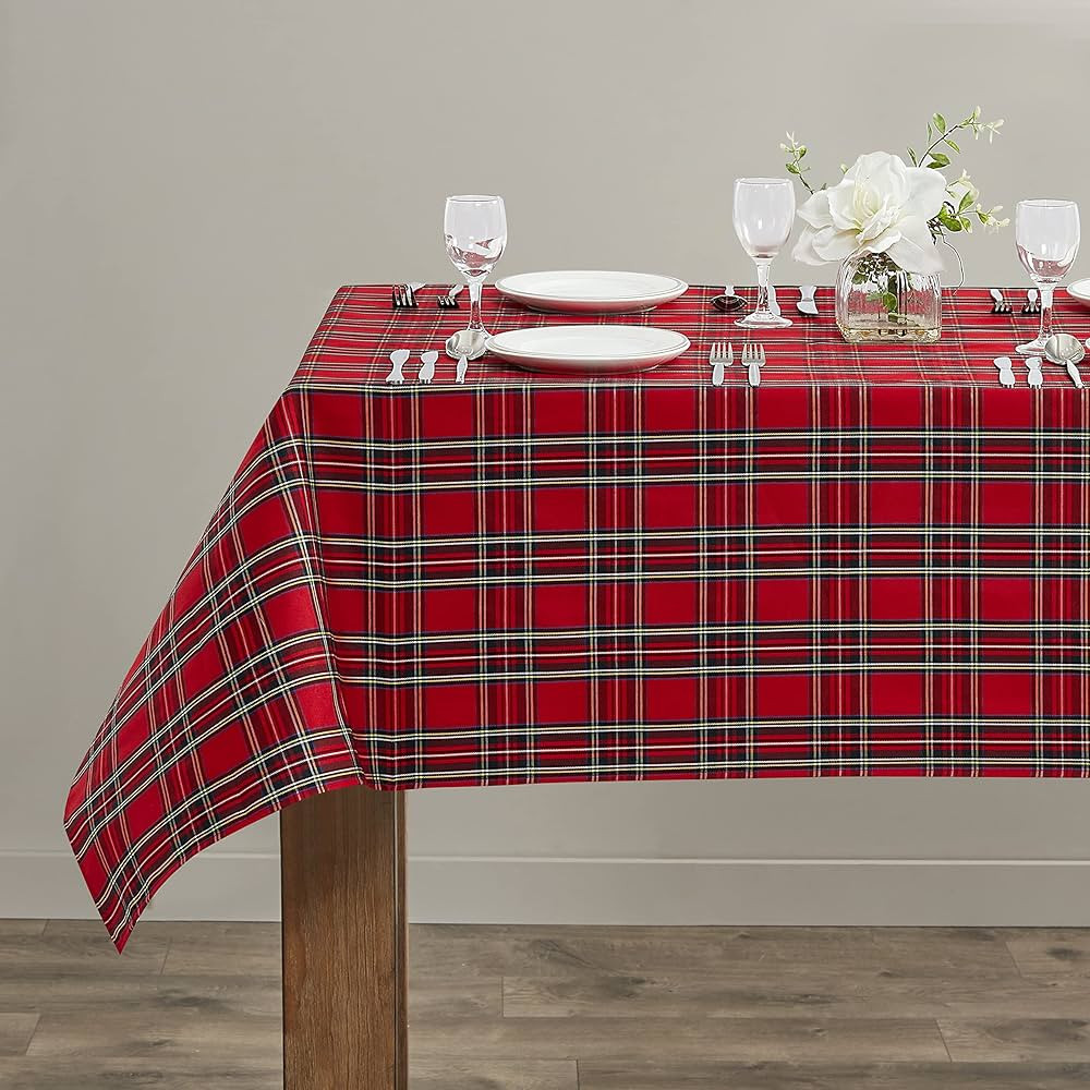 Home Beyond & HB design - Printed Rectangular Tablecloth - Decorative Thick Wrinkle Stain Resista... | Amazon (CA)