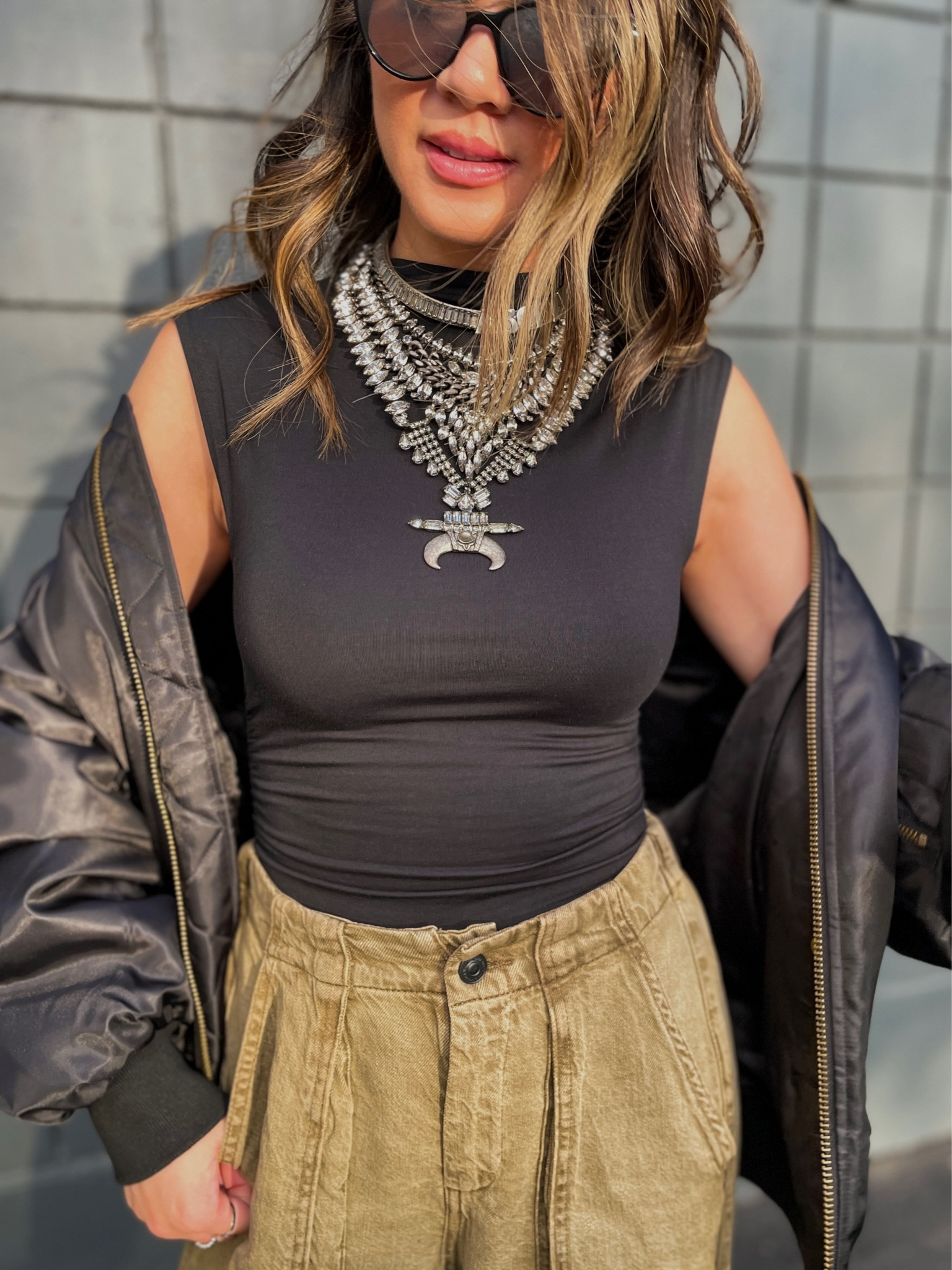 It’s giving ABCDEFU ✨ Can we talk about this neckmess? One of my favs to elevate any look. 

Statement necklace, silver jewelry, Dylanlex, edgy style, edgy outfit, fall outfit, jeans, The Stylizt 



#LTKGiftGuide #LTKstyletip #LTKSeasonal