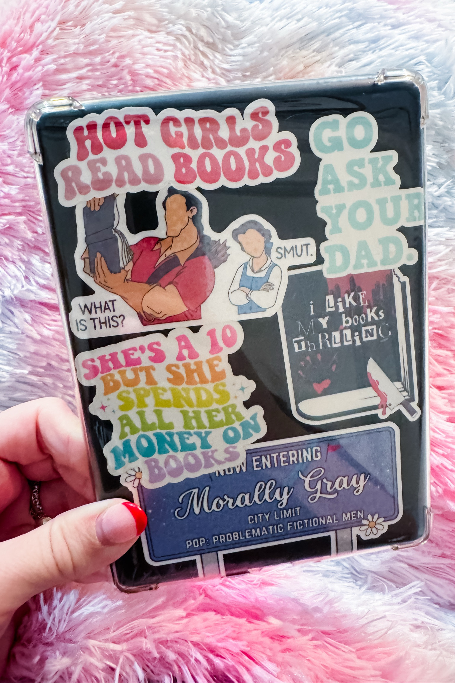 Decorating your Kindle! Tip: sandwich bookish stickers between a clear case and your Kindle. No need to peel the stickers and then you can change them around whenever you want!

#bookish #giftsforreaders #cozygirl

#LTKHome #LTKTravel #LTKWatchNow