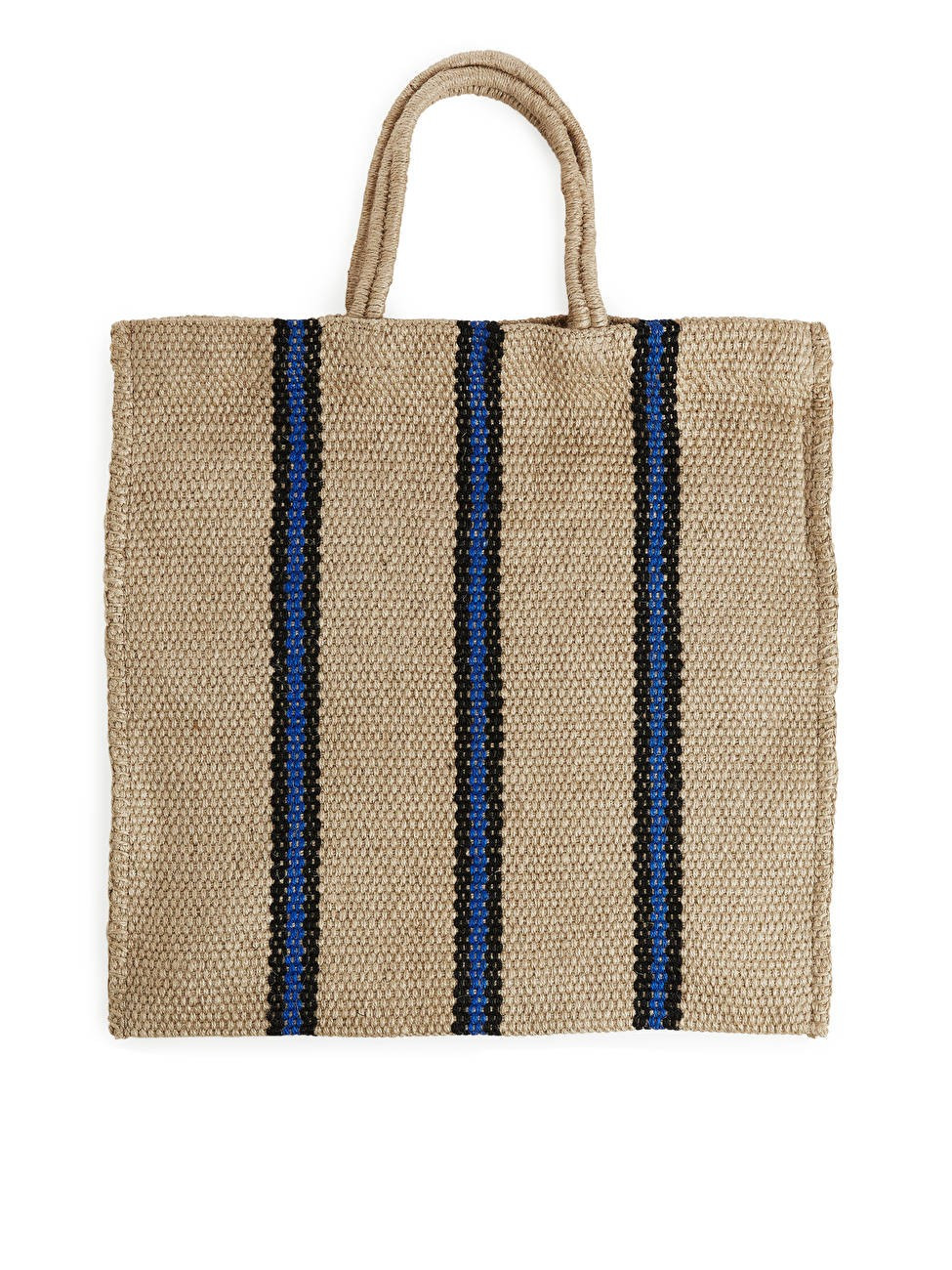 Turtle Bags Striped Tote - Beige/Blue - ARKET GB | ARKET (US&UK)