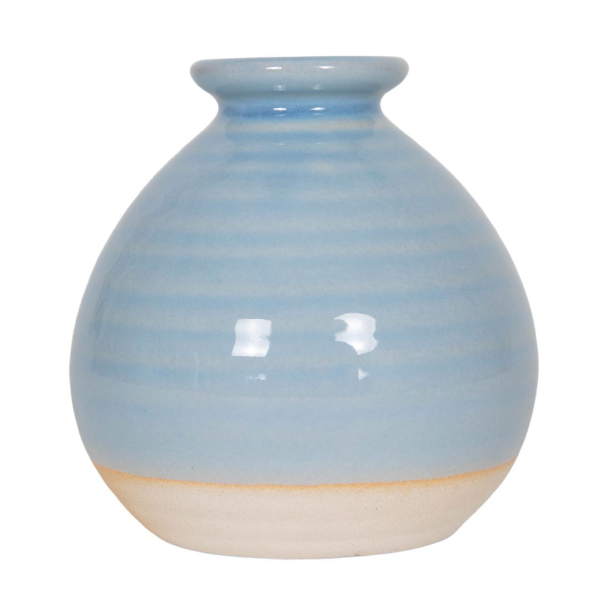 Blue Stoneware Bud Vase - Foreside Home & Garden | Target