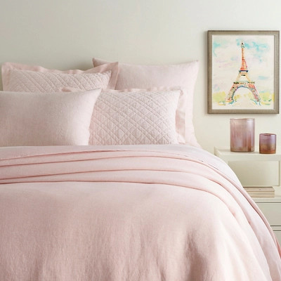 Lush Linen Slipper Pink Duvet Cover | Annie Selke