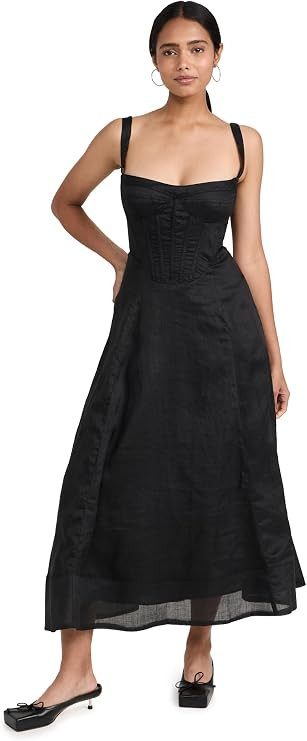 Bardot Women's Adaline Corset Midi Dress | Amazon (US)