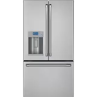 Cafe 22.2 cu. ft. Smart French Door Refrigerator in Stainless Steel, Counter Depth and ENERGY STA... | The Home Depot