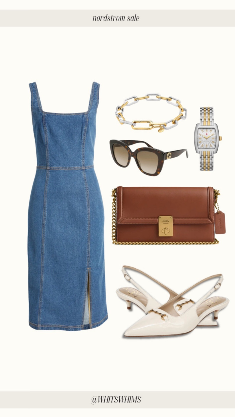 NSALE outfit Inspo! 

Denim dress 
Leather purse 
White heels 
Nordstrom sale 

#LTKStyleTip #LTKxNSale #LTKSummerSales