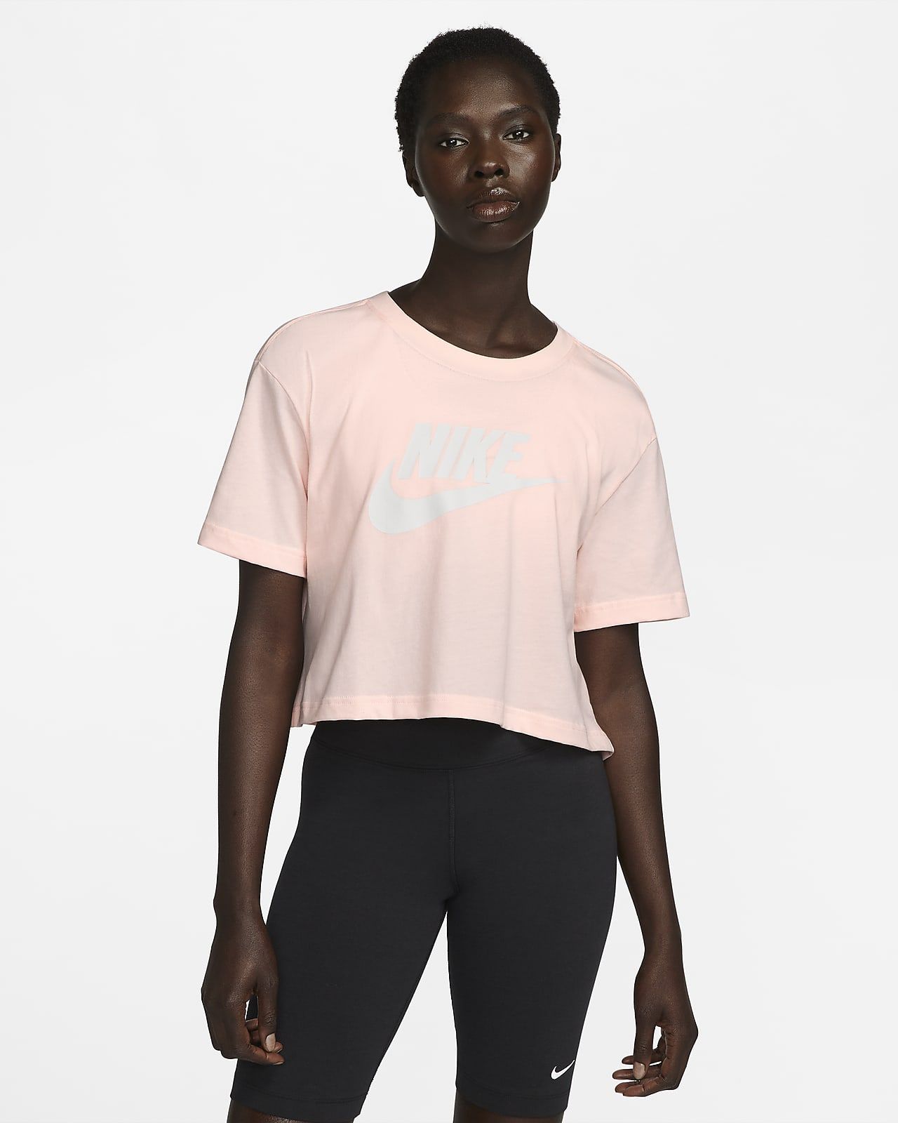 Nike Sportswear Essential Women's Cropped Logo T-Shirt. Nike.com | Nike (US)