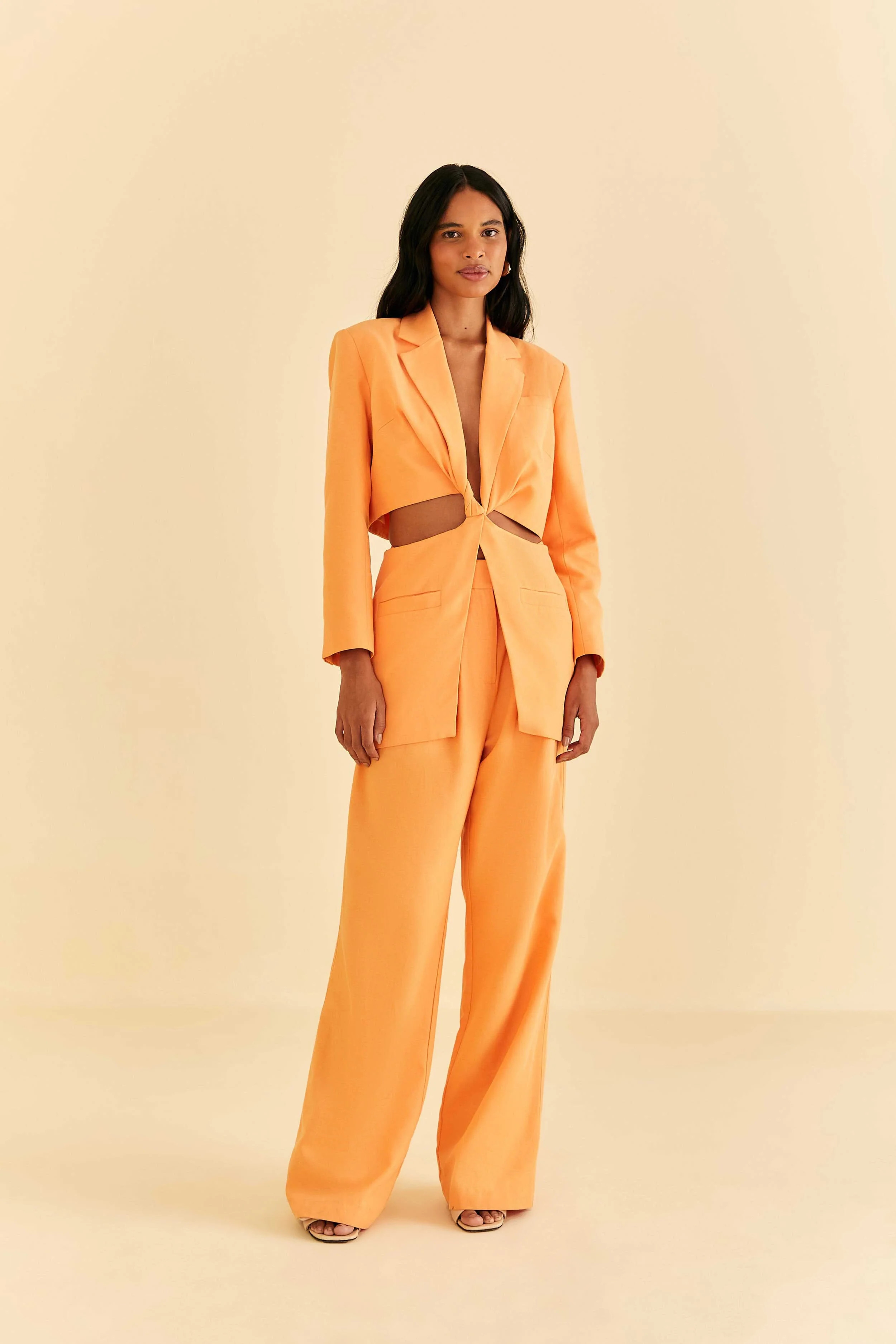 Peach Low Waisted Pants | FarmRio (US)