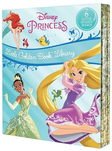 Disney Princess Little Golden Book Library -- 6 Little Golden Books: Tangled; Brave; The Princess... | Amazon (US)