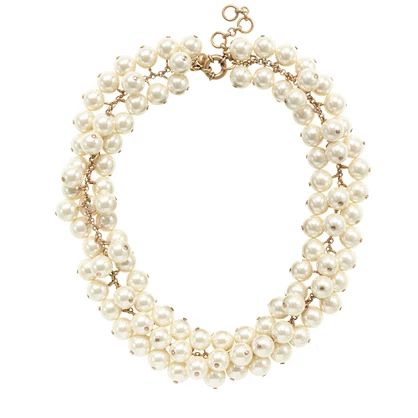 Pearl cluster necklace | J.Crew US