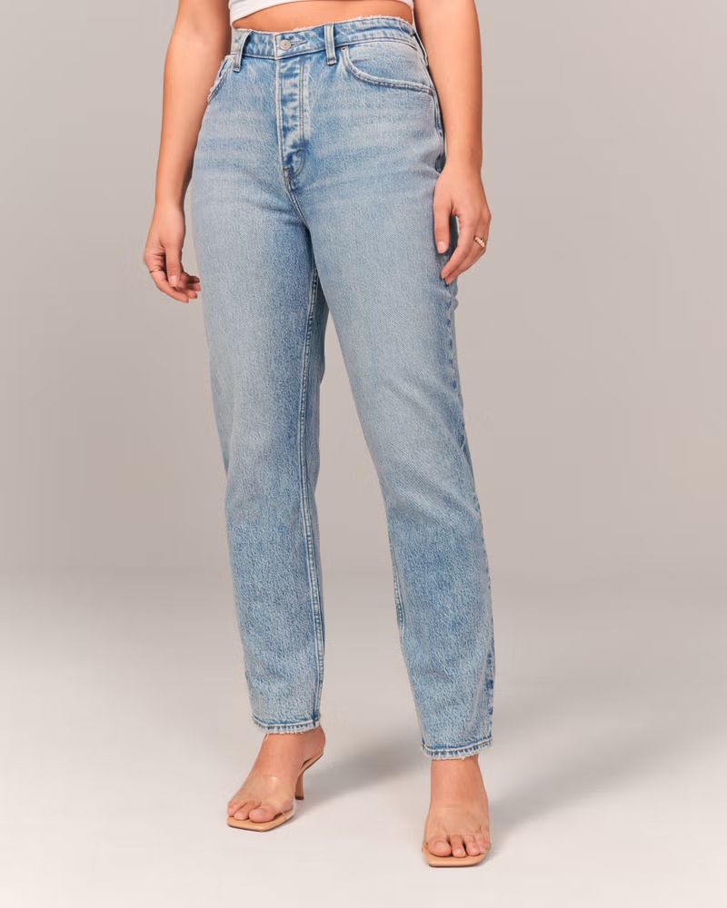 Curve Love High Rise Dad Jean | Abercrombie & Fitch (US)