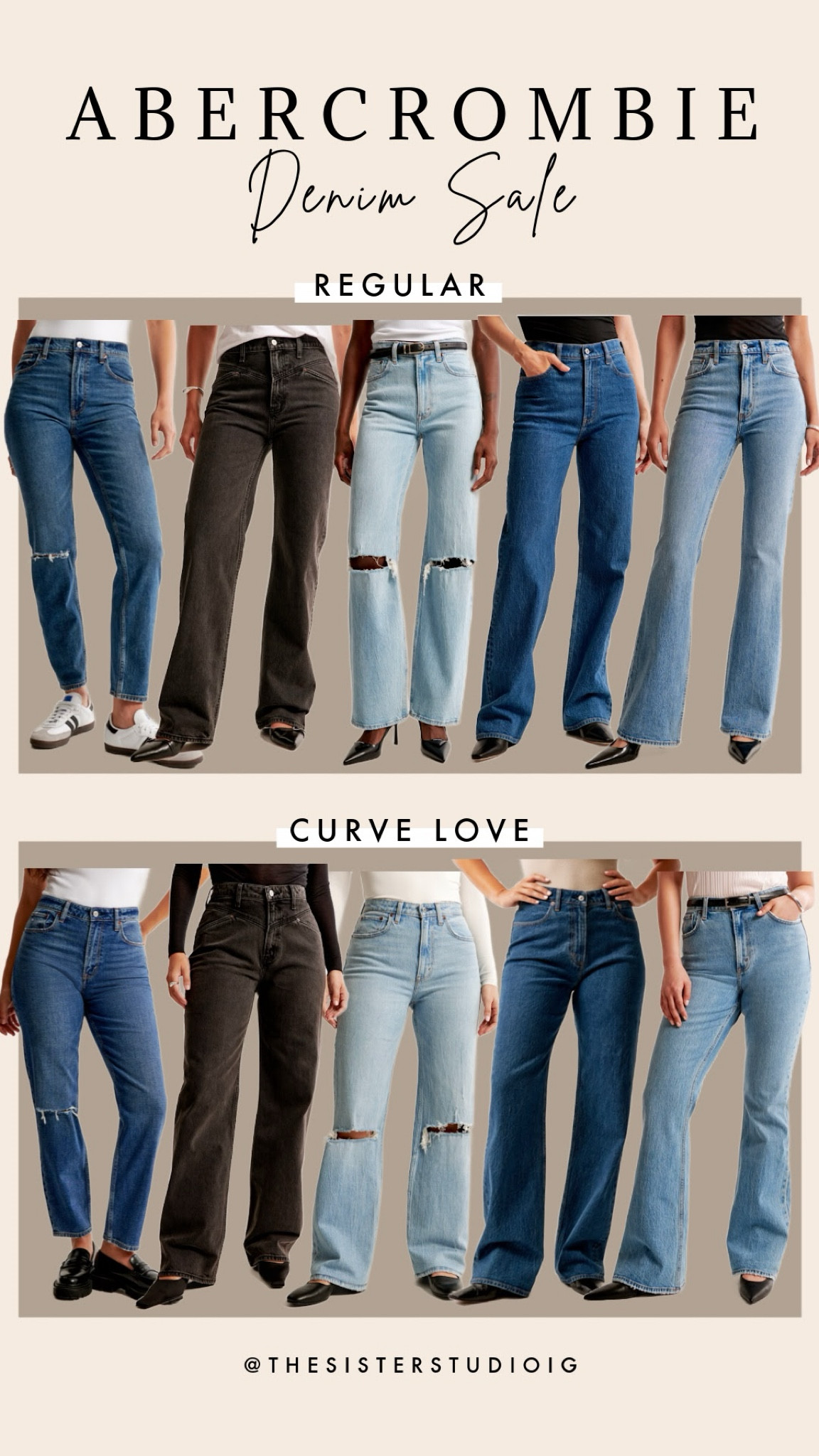 Abercrombie denim sale! Use code: JENREED for additional savings

#LTKSaleAlert #LTKStyleTip