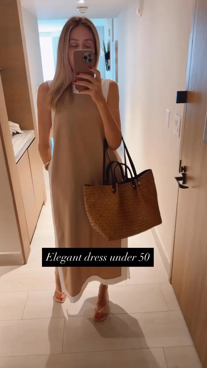 Amazon elegant dress under 50 
Runs tts 
Wearing a size small 
Vacation outfits 
Resort wear 
Spring outfits
Vacation beach outfit 
Summer outfits
Summer dresses

#LTKgrwm #LTKootd #LTKU