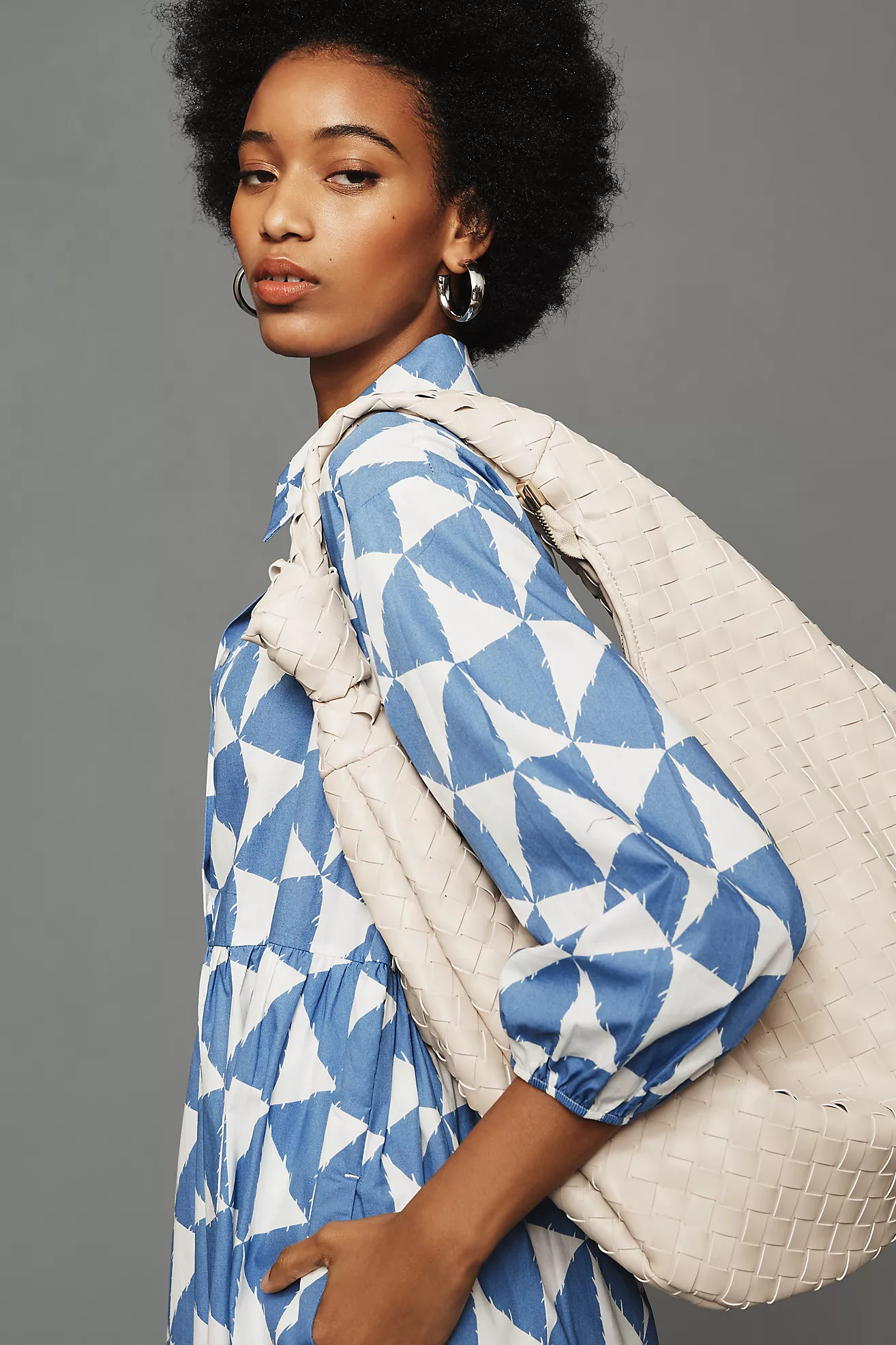 The Bettina Tiered Shirt Dress by Maeve | Anthropologie (US)