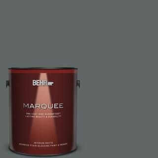 1 gal. #N450-6 Binary Star One-Coat Hide Matte Interior Paint & Primer | The Home Depot