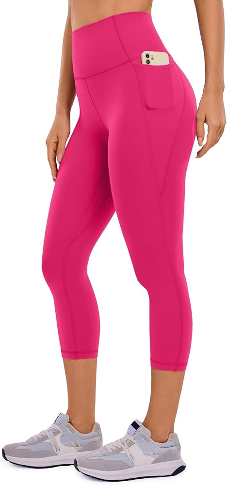 CRZ YOGA Womens Butterluxe Workout Capri Leggings with Pockets 21 Inches - High Waisted Gym Athle... | Amazon (US)