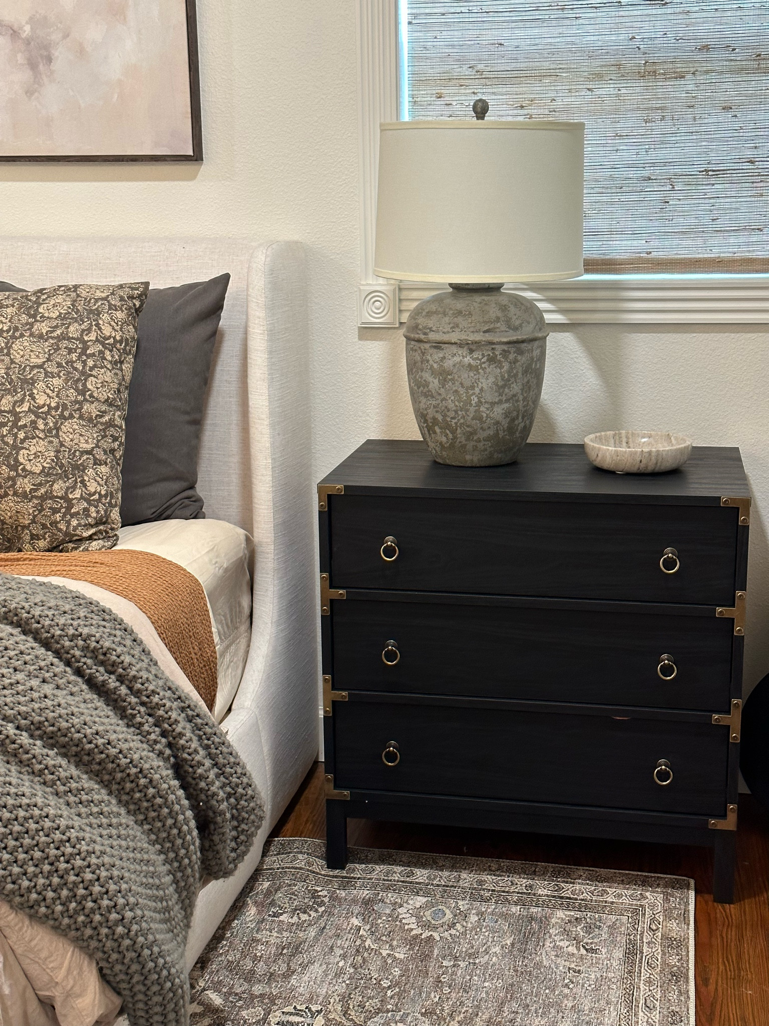 Fall bedroom update 
Black nightstands

@wayfair #wayfairpartner

#LTKFindsUnder100 #LTKSaleAlert #LTKHome