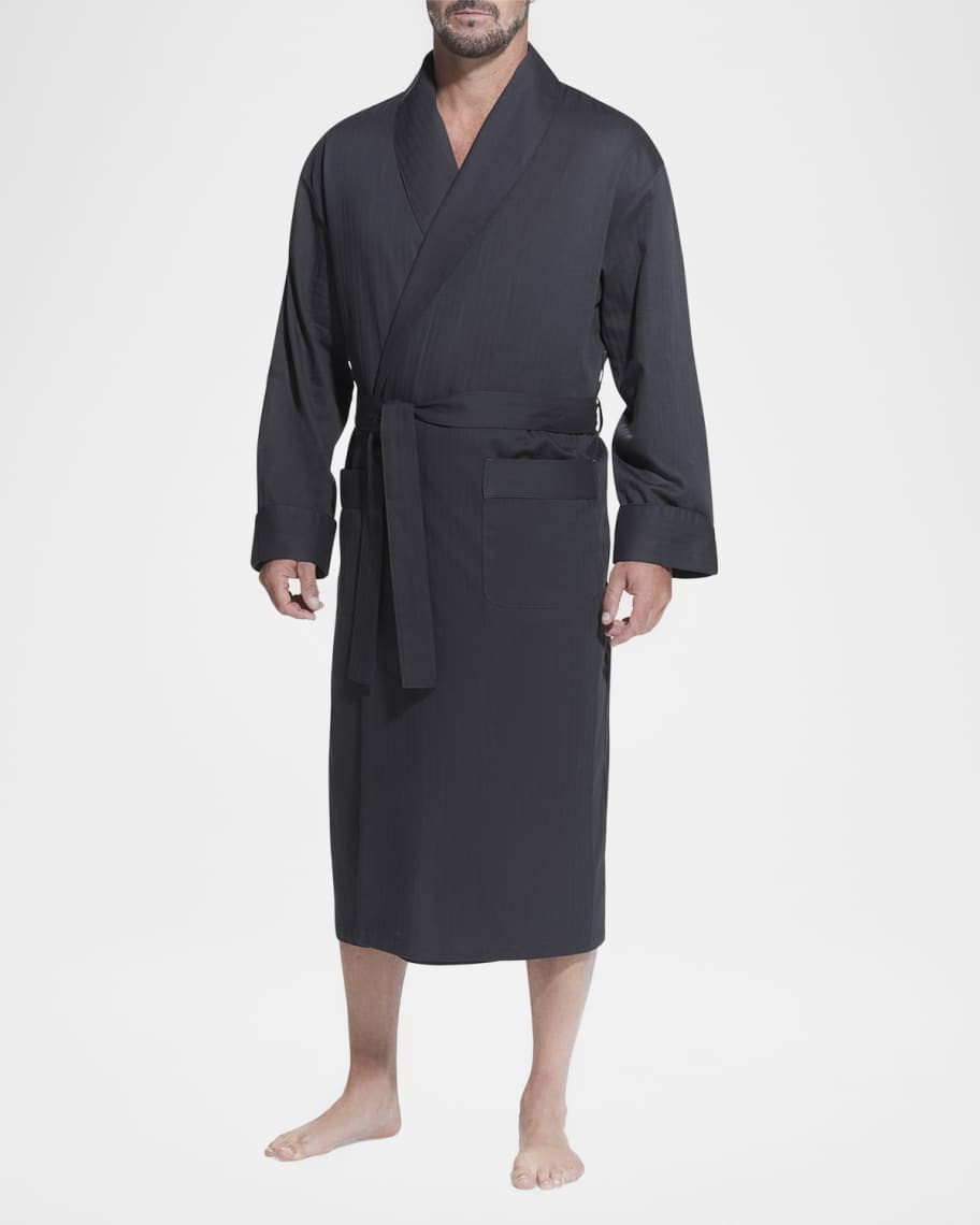 Majestic International Men's Solid Shawl Robe | Neiman Marcus