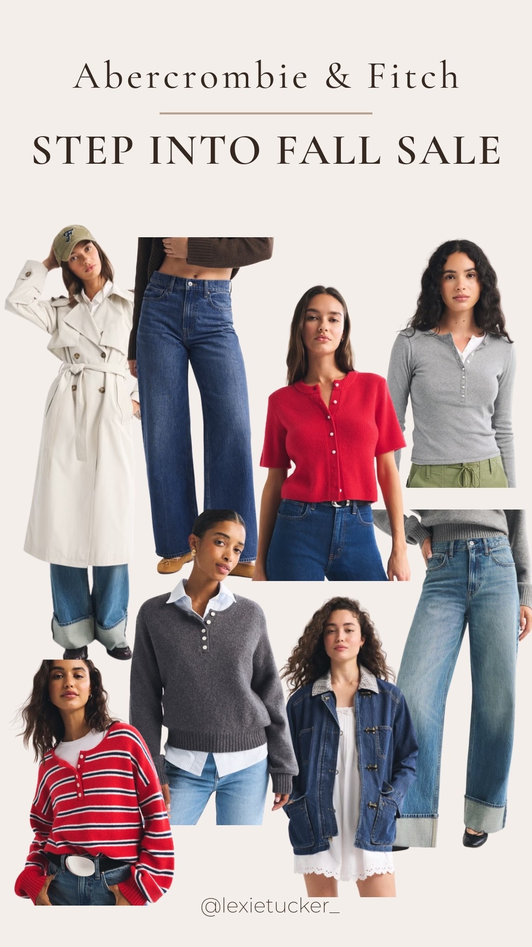 Abercrombie’s step into fall sale happening now! Up to 40% off!