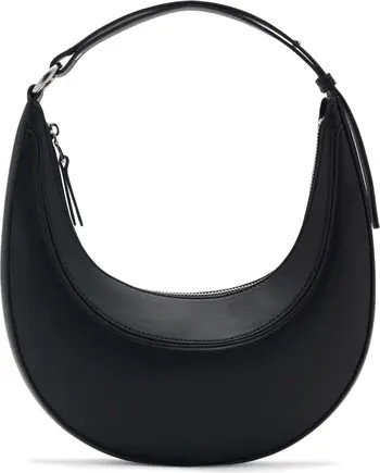 MANGO Oval Faux Leather Shoulder Bag | Nordstrom | Nordstrom