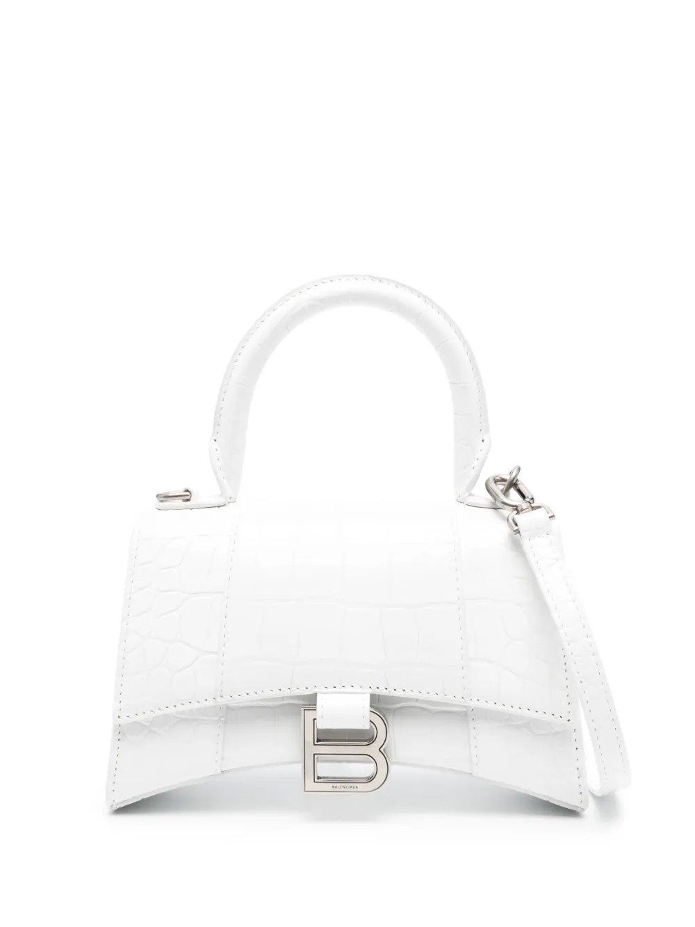 extra small Hourglass croc-embossed tote bag | Farfetch Global