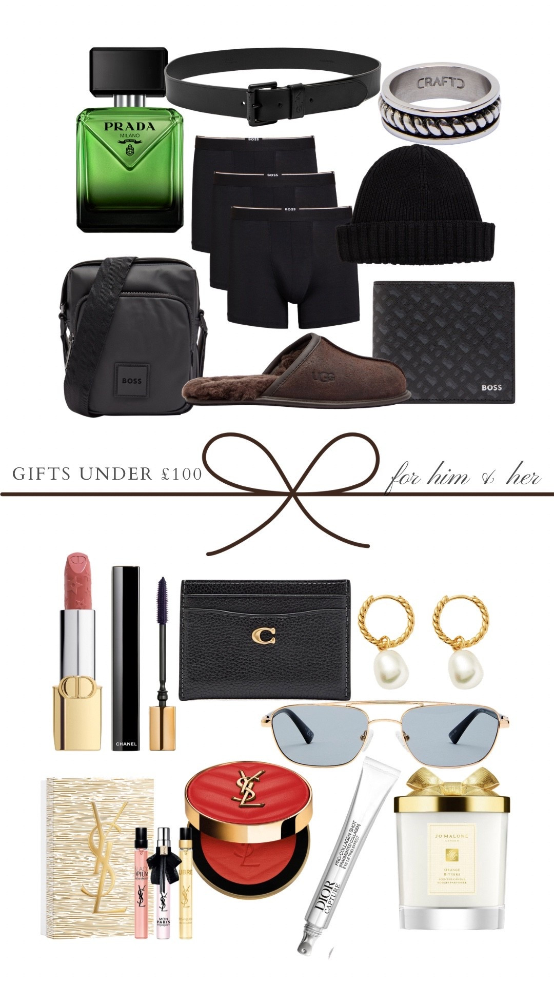 Gifts for under £100 for him and her! 

#LTKuk #LTKfestive #LTKgiftguide