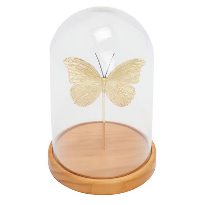 allen + roth  AR 10-IN GLD BUTTERFLY CLOCHE | Lowe's