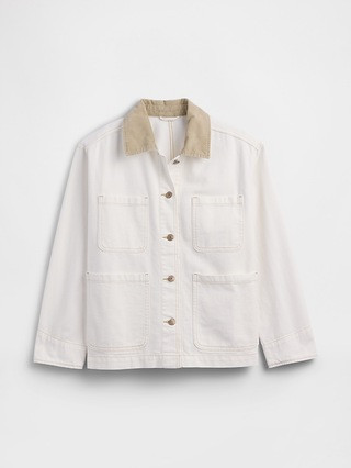 Relaxed Denim Chore Jacket | Gap Factory