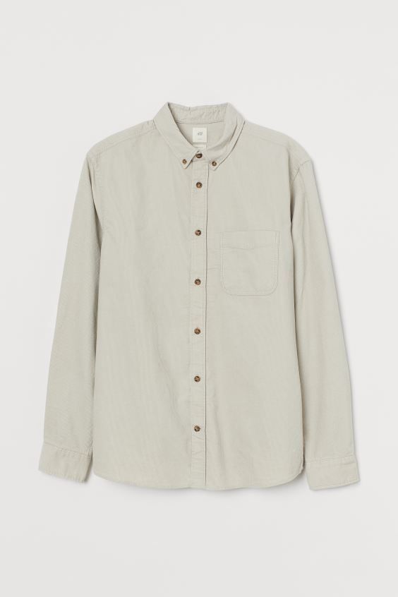 Regular Fit Corduroy Shirt | H&M (US + CA)