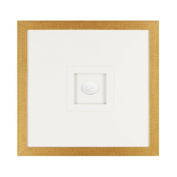 Single Small Intaglios Framed Art | Mintwood Home