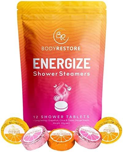 BodyRestore Shower Steamers (Pack of 12) Mother's Day Gifts for Mom - Grapefruit, Cocoa Orange & ... | Amazon (US)