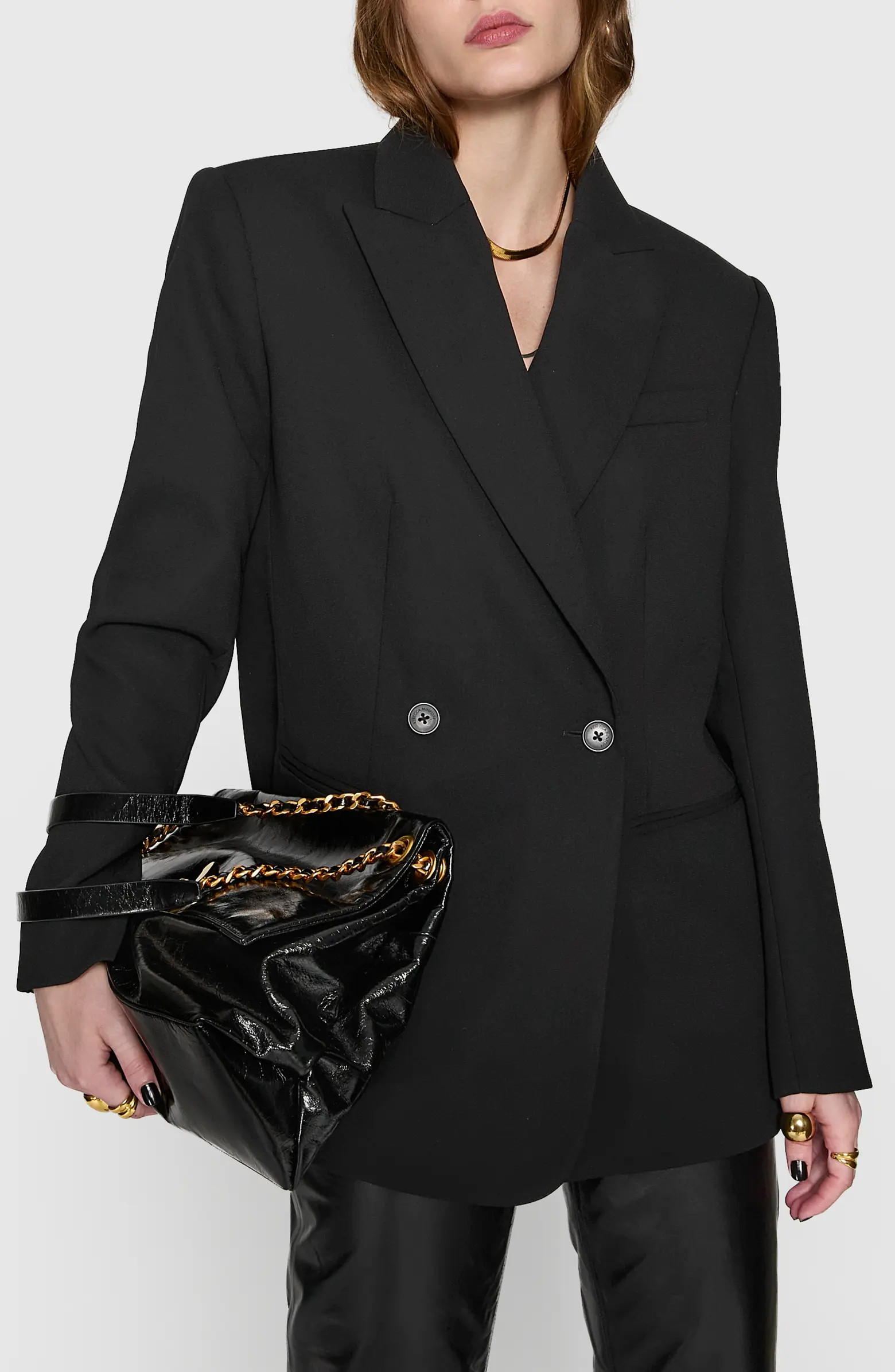 Rebecca Minkoff Nilli Oversize Double Breasted Blazer | Nordstrom | Nordstrom