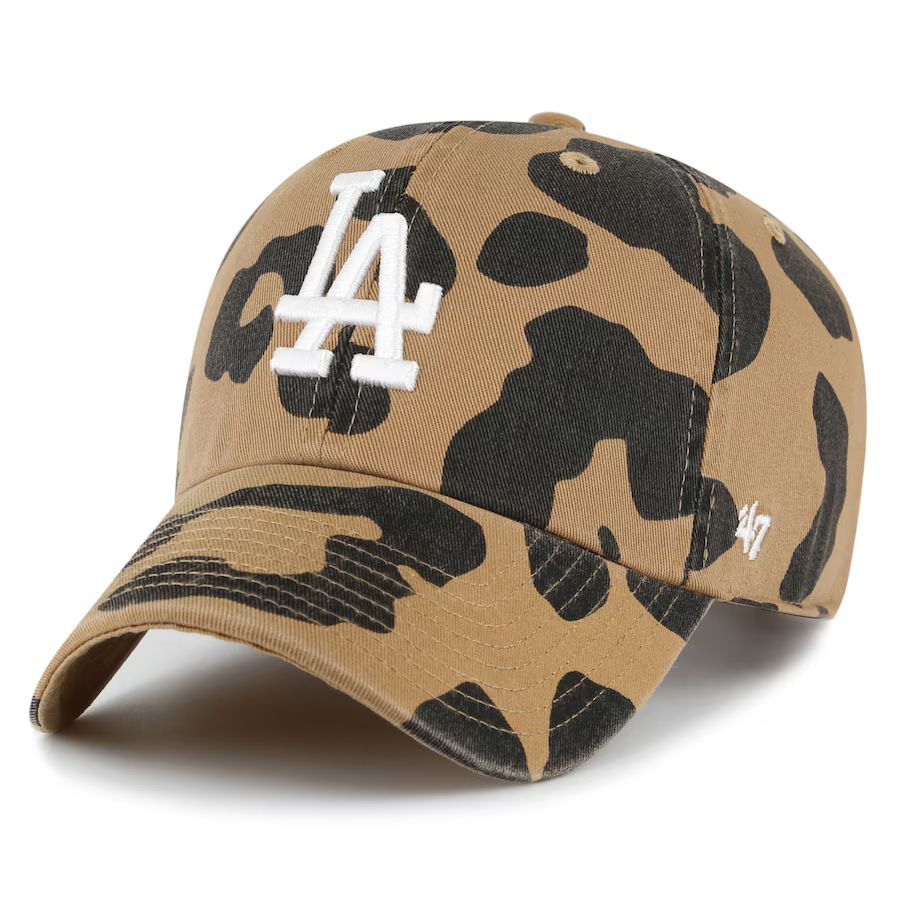 Los Angeles Dodgers '47 Women's Rosette Clean Up Adjustable Hat - Brown | Lids