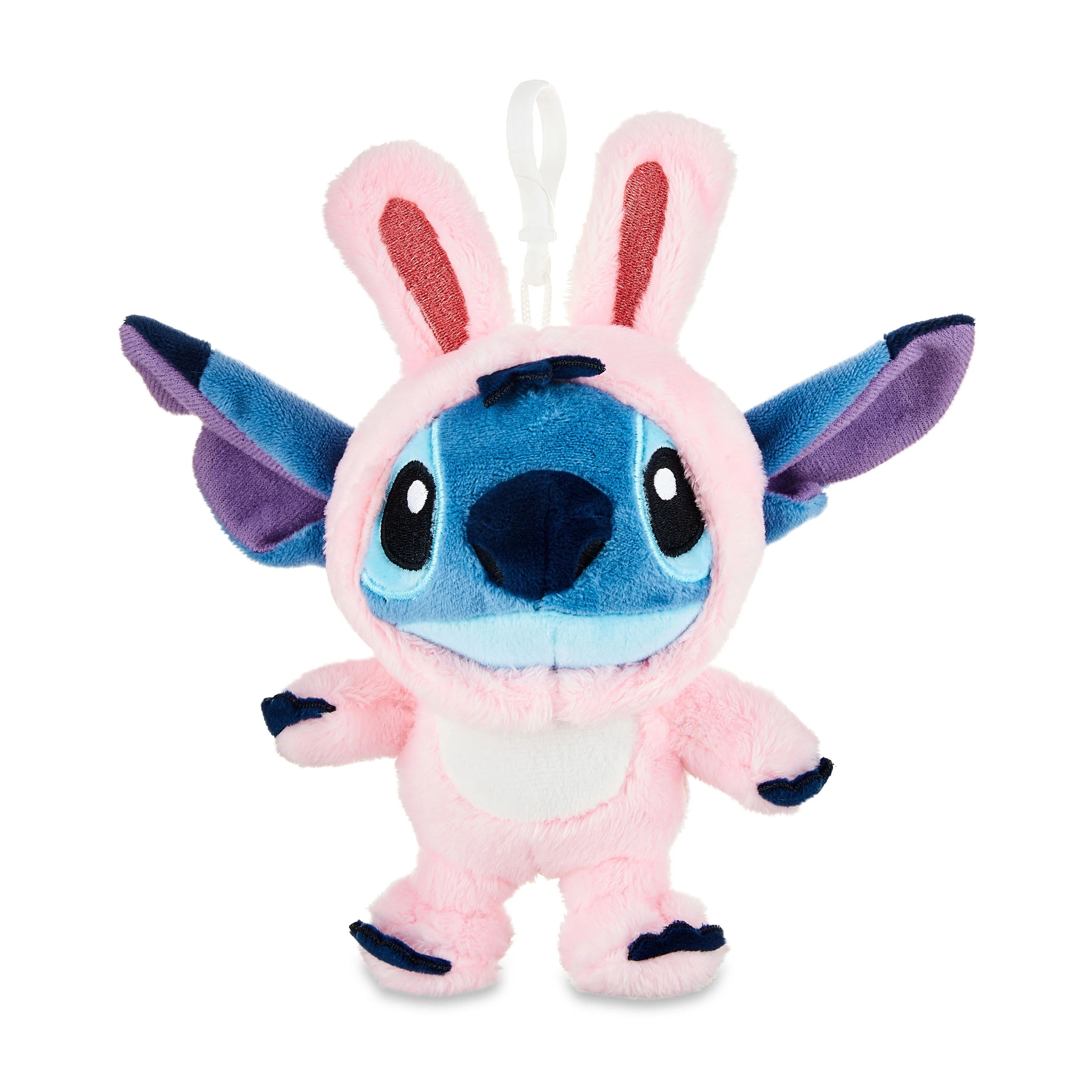 Disney's  Stitch, Dressed as a Bunny Easter Plush Clip 5.9 inches Tall, Blue, Pink, Basket Stuffe... | Walmart (US)