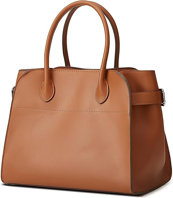 Vegan Leather Tote Bags for Women Large Tote Retro Top-handle Bag Trendy Work Bag PU Leather Purs... | Amazon (US)