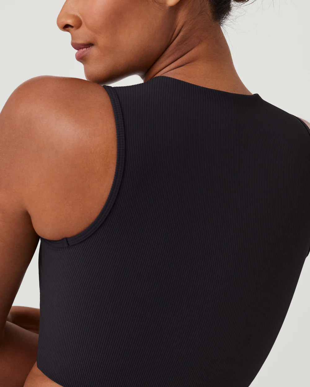 SPANXshape™ Get Moving Contour Rib Mock Neck Tank | Spanx