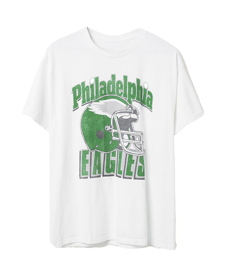 Junk Food Clothing Unisex Nfl Philadelphia Eagles Throwback Helmet Flea Market Tee | Bloomingdale's (US)