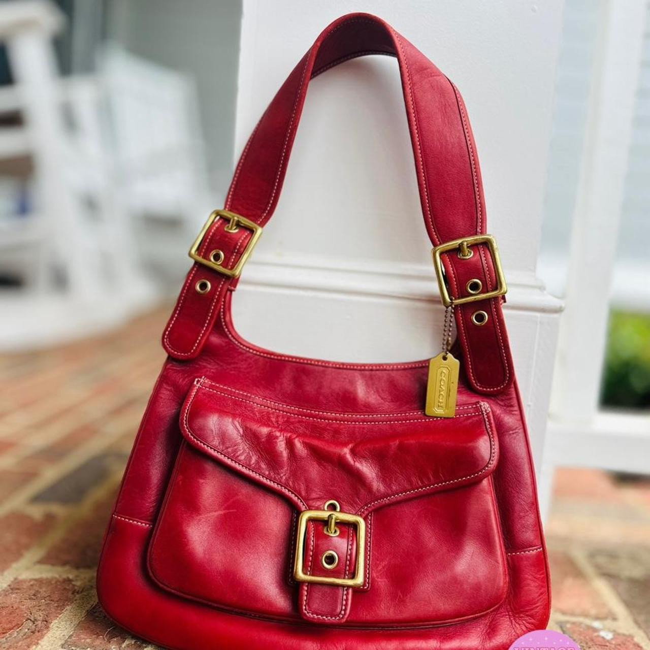 350$ Coach legacy saddle bag 

Soft subtle leather... | Depop | Depop US