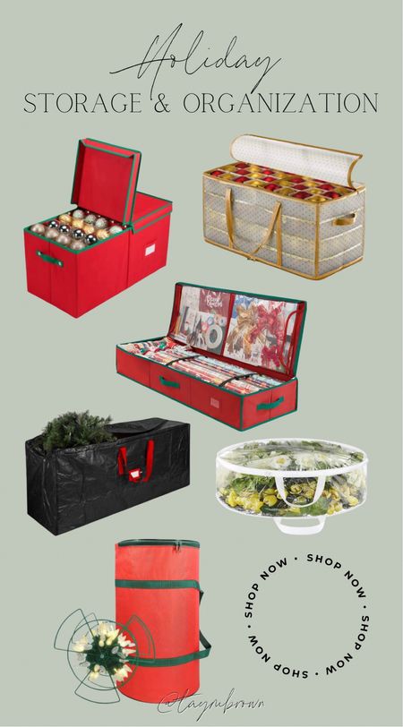 Holiday organization, holiday decor storage, Christmas storage bins

#LTKhome #LTKSeasonal #LTKHoliday