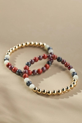 The Healer's Collection N 82 Gut Health Bracelets, Set of 2 | Anthropologie (US)