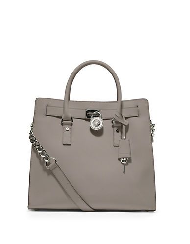 Michael Michael Kors Hamilton Leather Large Tote Bag | Lord & Taylor