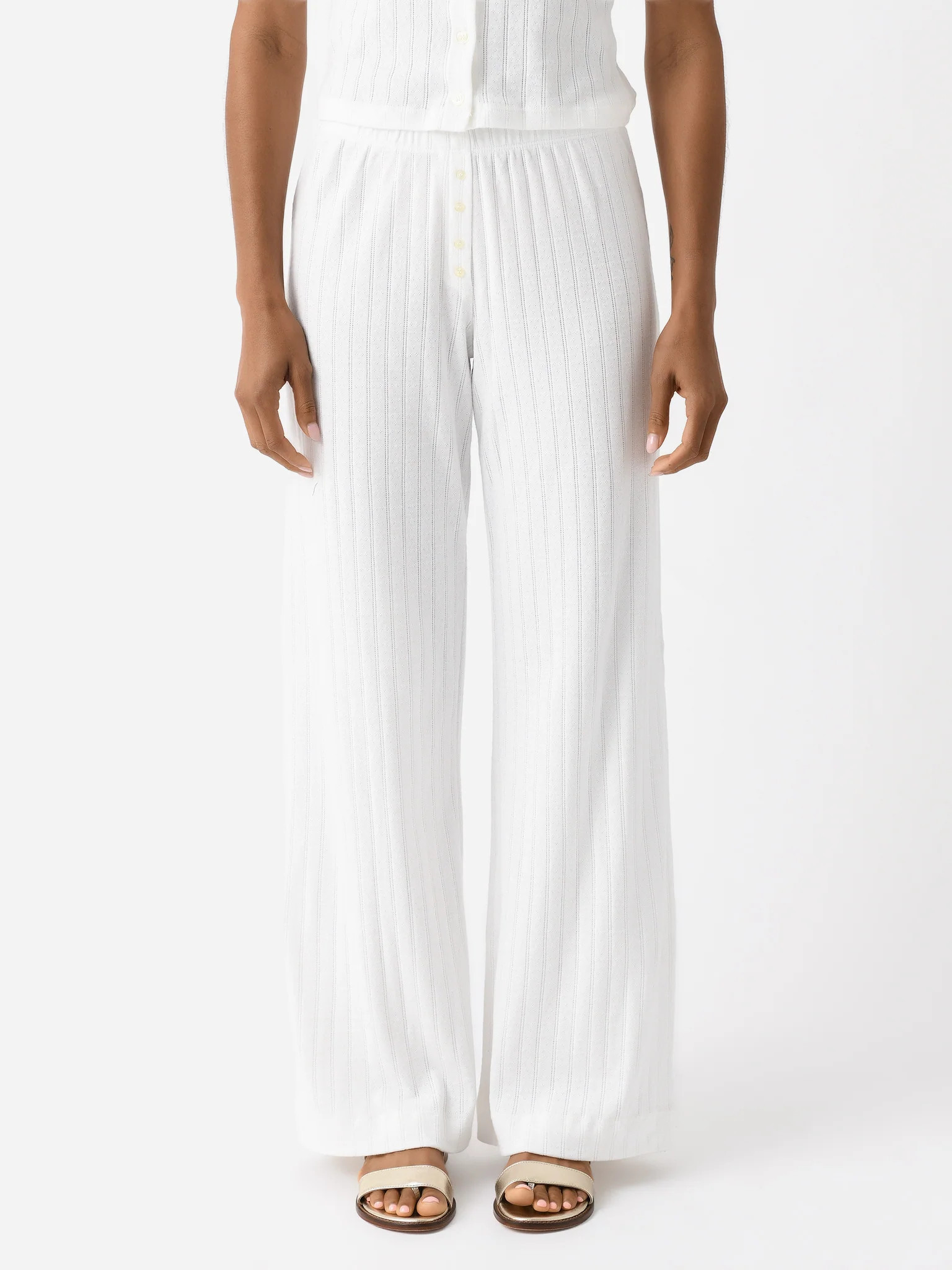 LESET
                      
                     Women's Pointelle Boxer Pant | Saint Bernard