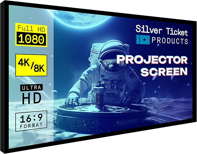 Silver Ticket Products STR Series 6 Piece Home Theater Fixed Frame 4K / 8K Ultra HD, HDTV, HDR & ... | Amazon (US)