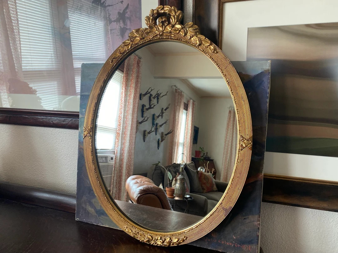 Vintage Gold Wall Mirror Vintage Rococo Style Wall Mirror - Etsy | Etsy (US)