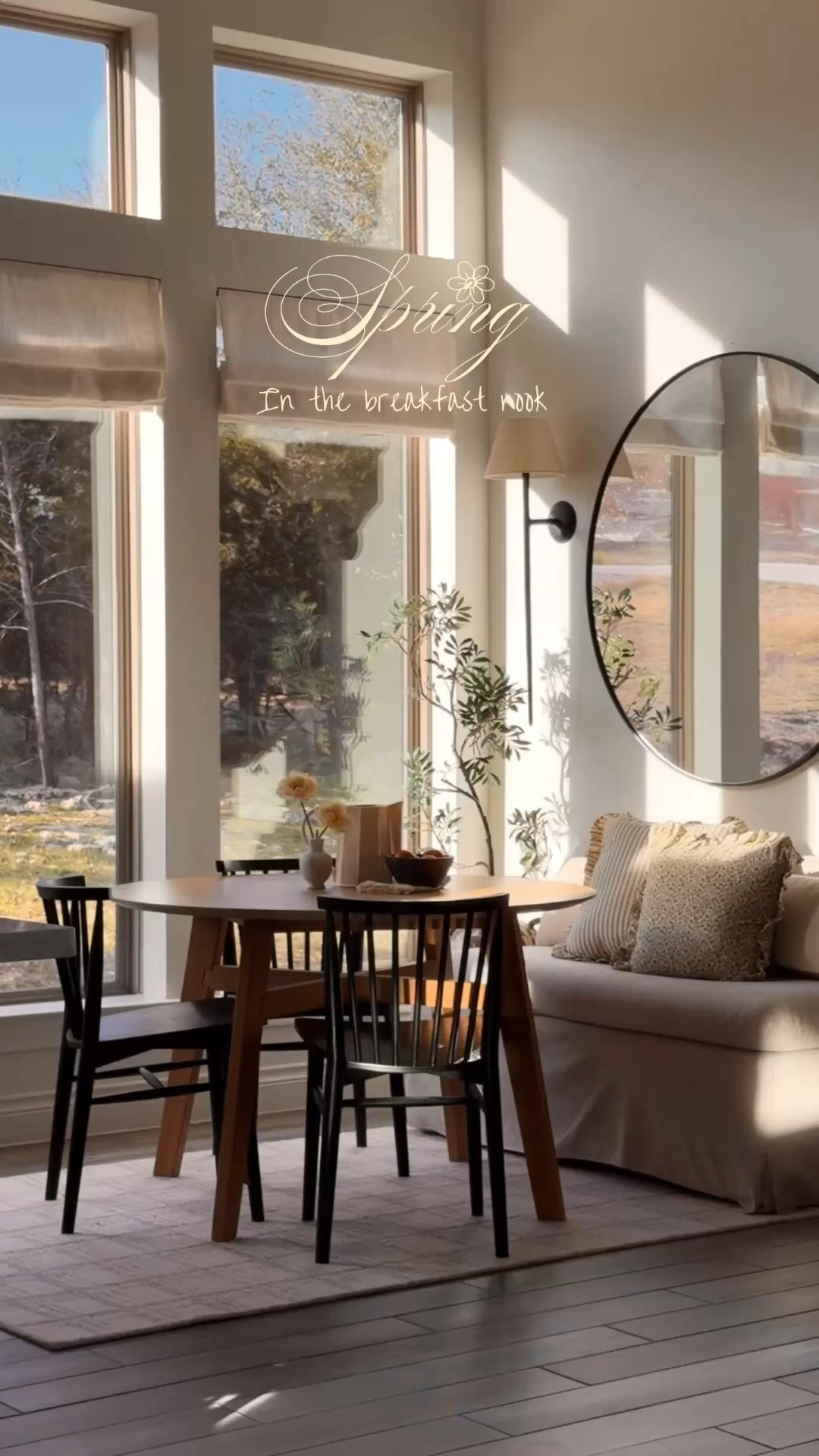 Spring in the breakfast nook ✨🤎 

#LTKmorningroutine #LTKHome #LTKSeasonal